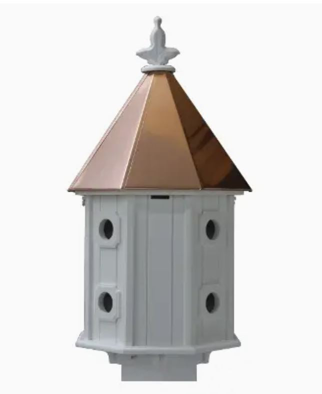 Large Oct House W/Copper Roof Item: H14C