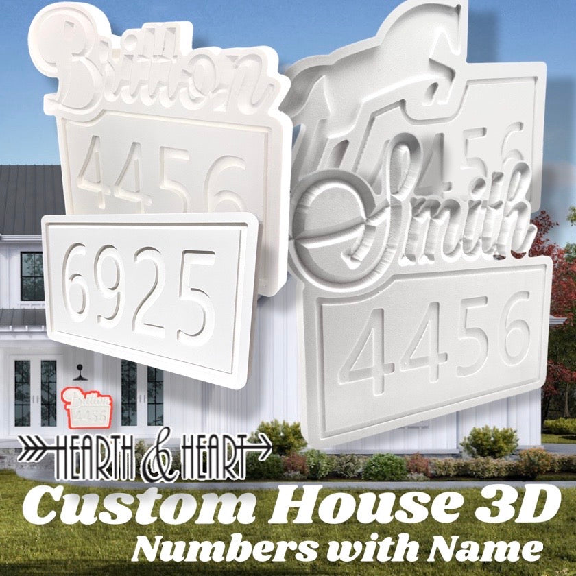 Custom House Number Signs Click Here