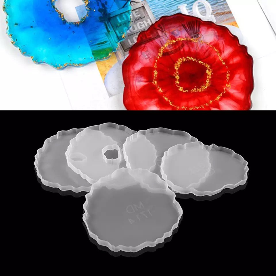 Coaster Epoxy Mold - 5 Pack