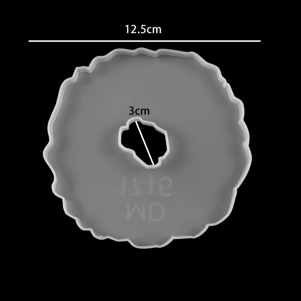 Coaster Epoxy Mold - 5 Pack