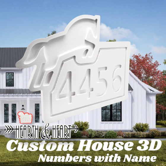 Personalized Jumper Horse House Numbers